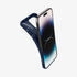 ACS04813 - iPhone 14 Pro Max Case Liquid Air in matte black showing the back